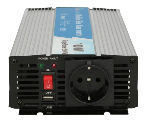ExtraLink OPIM-1000W 12V, modyfikowany sinus, USB-A, USB Typ C - 1489622 - zdjęcie 3